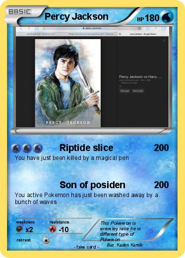 Pokemon Percy Jackson