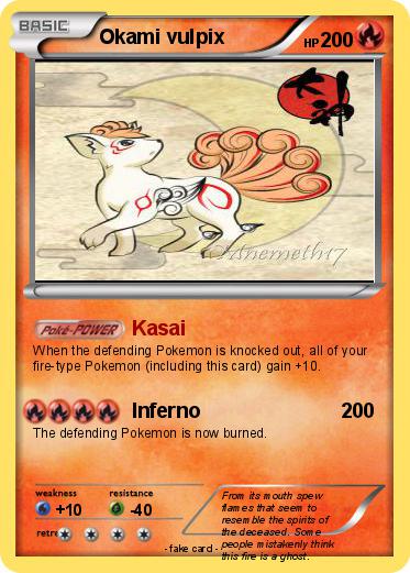Pokemon Okami vulpix