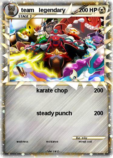 Pokemon team   legendary