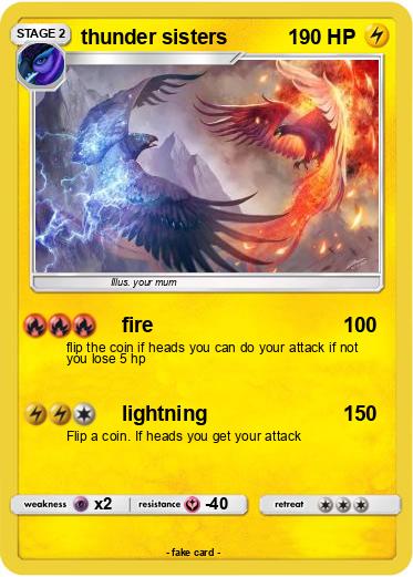 Pokemon thunder sisters