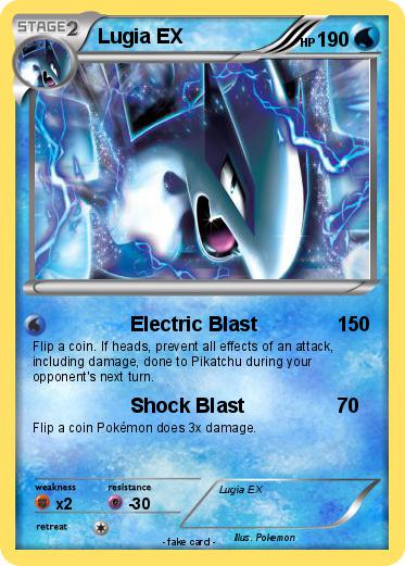 Pokemon Lugia EX