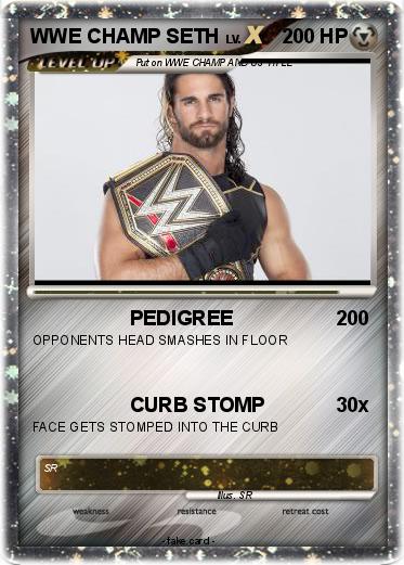 Pokemon WWE CHAMP SETH