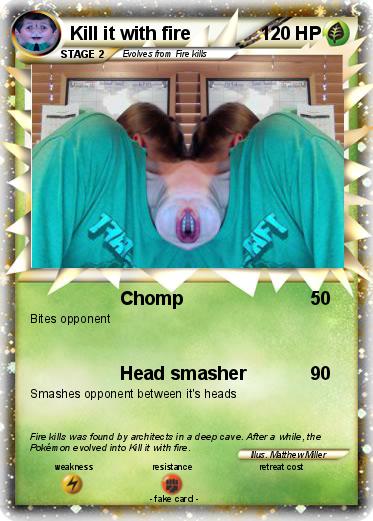 Pokemon Kill it with fire