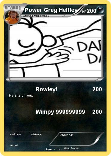 Pokemon Power Greg Heffley