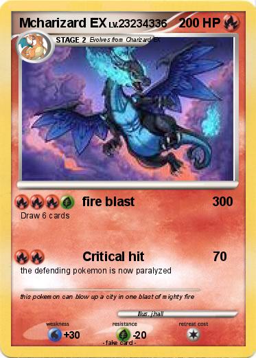 Pokemon Mcharizard EX