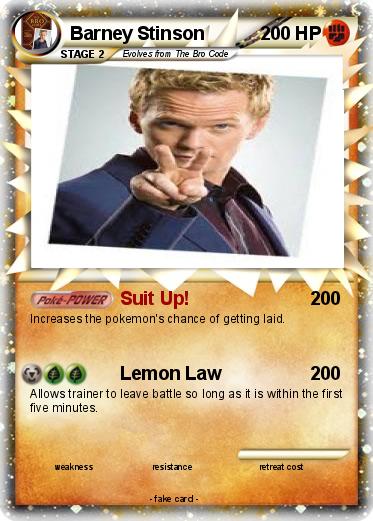 Pokemon Barney Stinson