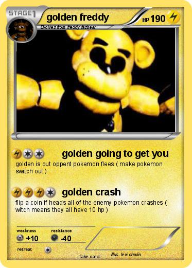 Pokemon golden freddy