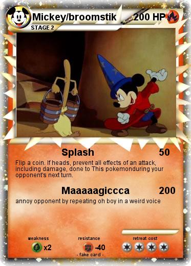 Pokemon Mickey/broomstik