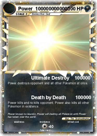 Pokemon Power  1000000000000