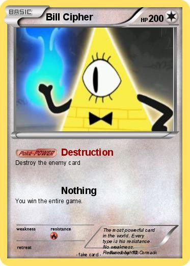 Pokemon Bill Cipher