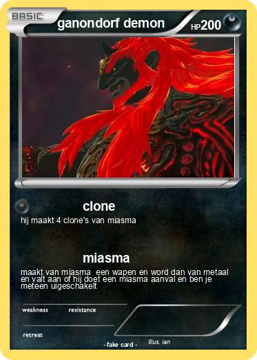 Pokemon ganondorf demon