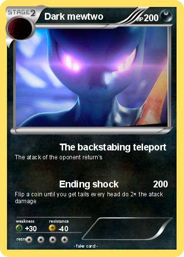 Pokemon Dark mewtwo