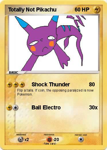 Pokemon Totally Not Pikachu