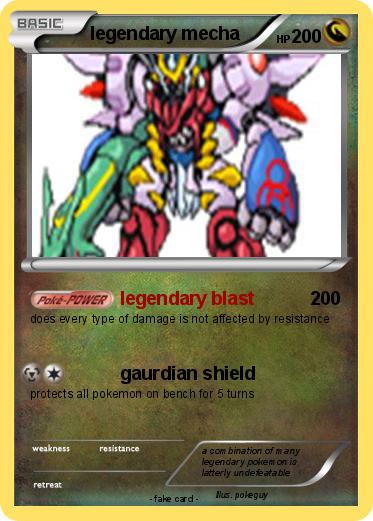 Pokemon legendary mecha