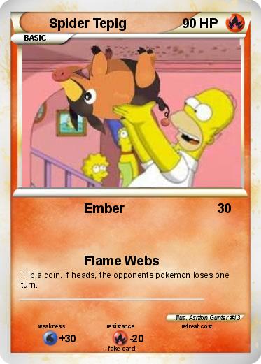 Pokemon Spider Tepig