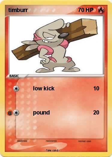 Pokemon timburr
