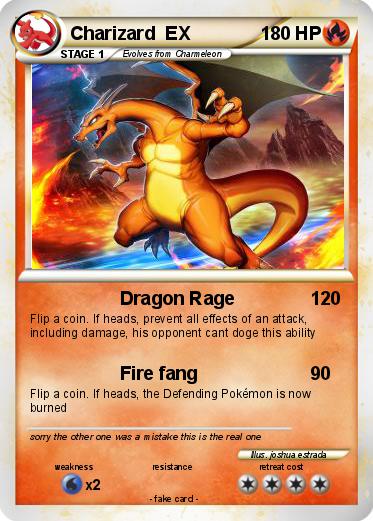 Pokemon Charizard  EX