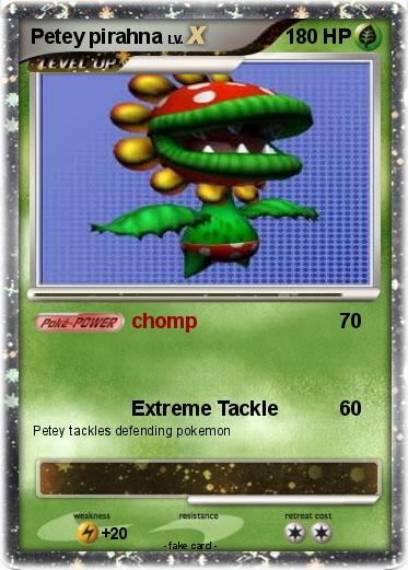 Pokemon Petey pirahna