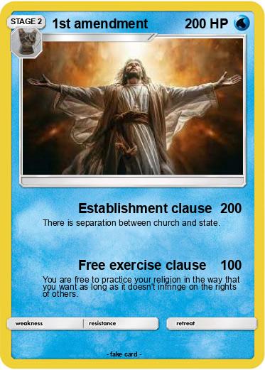 Pokemon 1st amendment