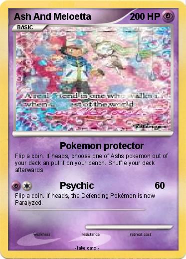 Pokemon Ash And Meloetta
