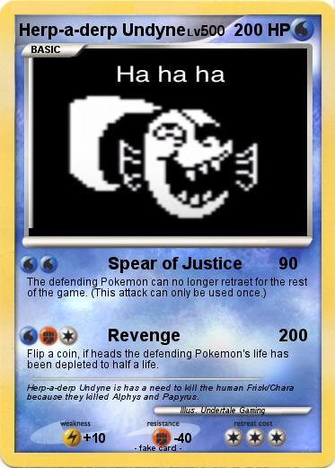 Pokemon Herp-a-derp Undyne