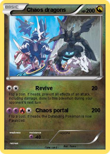 Pokemon Chaos dragons