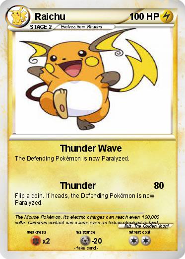 Pokemon Raichu