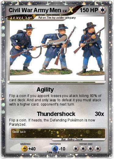 Pokemon Civil War Army Men