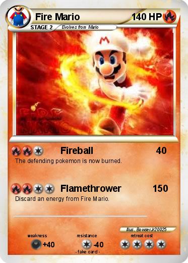 Pokemon Fire Mario