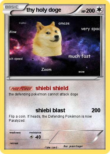 Pokemon thy holy doge