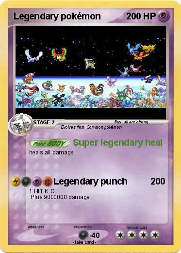 Pokemon Legendary pokémon