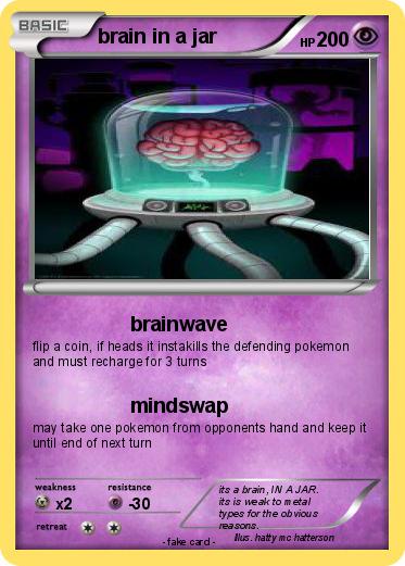 Pokemon brain in a jar