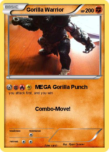 Pokemon Gorilla Warrior