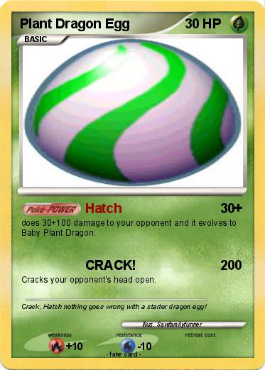 Pokemon Plant Dragon Egg