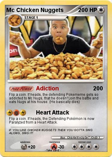 Pokemon Mc Chicken Nuggets