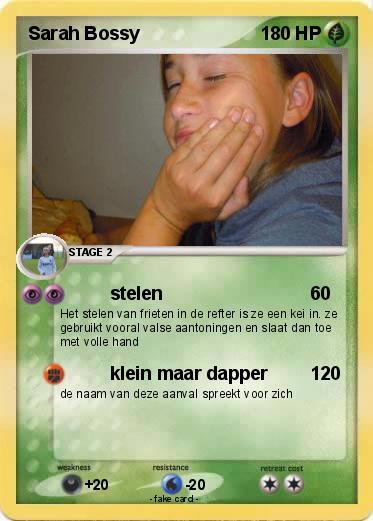 Pokemon Sarah Bossy