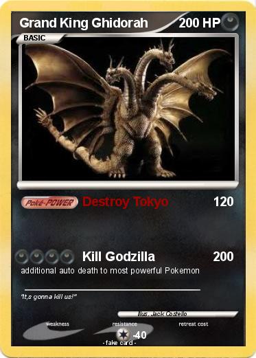 Pokemon Grand King Ghidorah