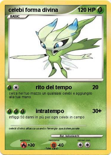 Pokemon celebi forma divina