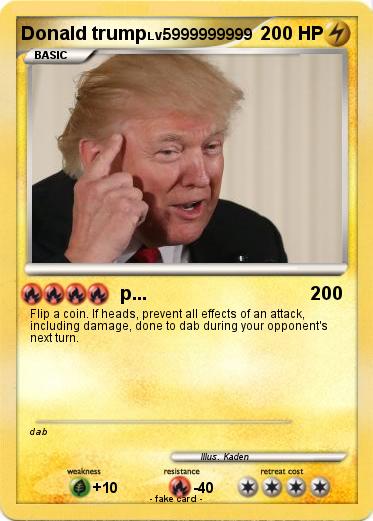 Pokemon Donald trump