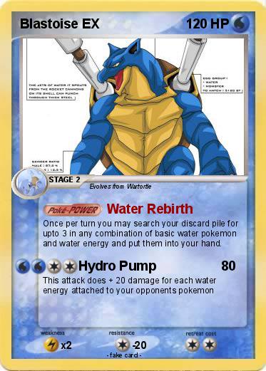 Pokemon Blastoise EX