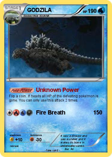 Pokemon GODZILA