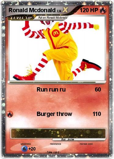 Pokemon Ronald Mcdonald