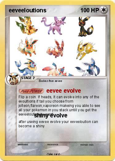 Pokemon eeveeloutions