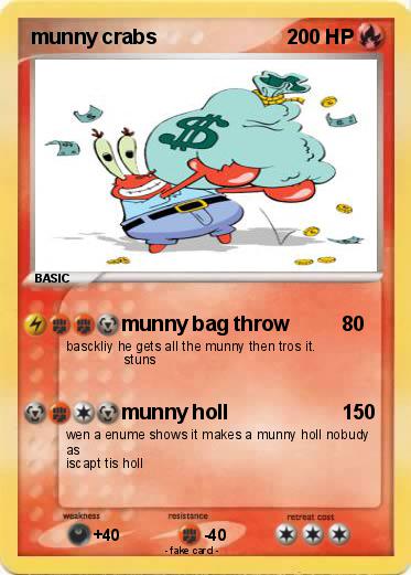 Pokemon munny crabs
