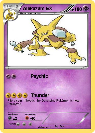 Pokemon Alakazam EX