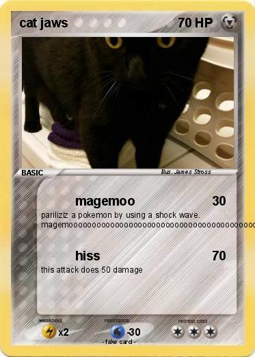 Pokemon cat jaws