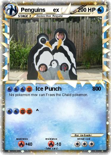 Pokemon Penguins     ex