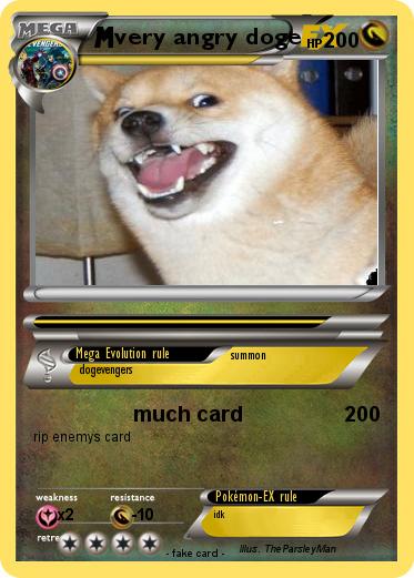 Pokemon very angry doge