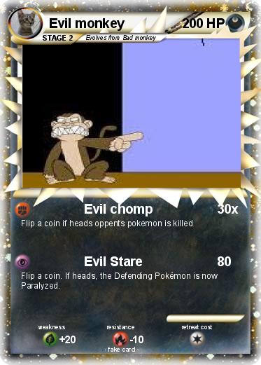 Pokemon Evil monkey