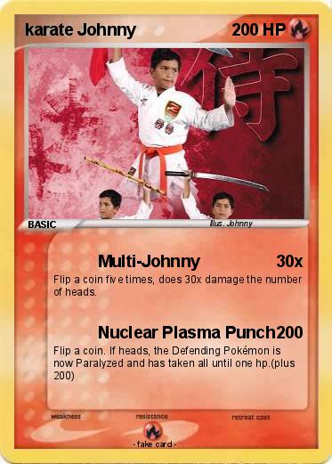 Pokemon karate Johnny